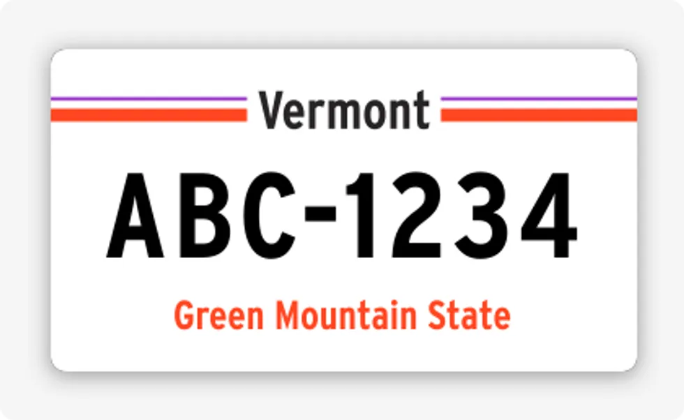 license plate lookup Vermont